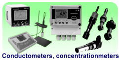 Conductometers, concentrationmeters