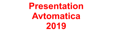 Presentation Avtomatica 2019